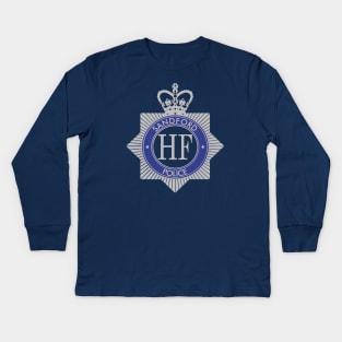 Sandford Police badge Kids Long Sleeve T-Shirt